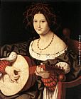 Andrea Solario The Lute Player painting